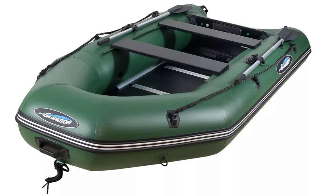 МОТОРНО-ГРЕБНАЯ ЛОДКА ПВХ GLADIATOR А 340 ТК С ФАНЕРНЫМ ПОЛОМ в Стерлитамаке