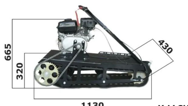 Мотобуксировщик XTREME-MOTORS "Конек-Горбунок" 6.5 л.с. в Стерлитамаке