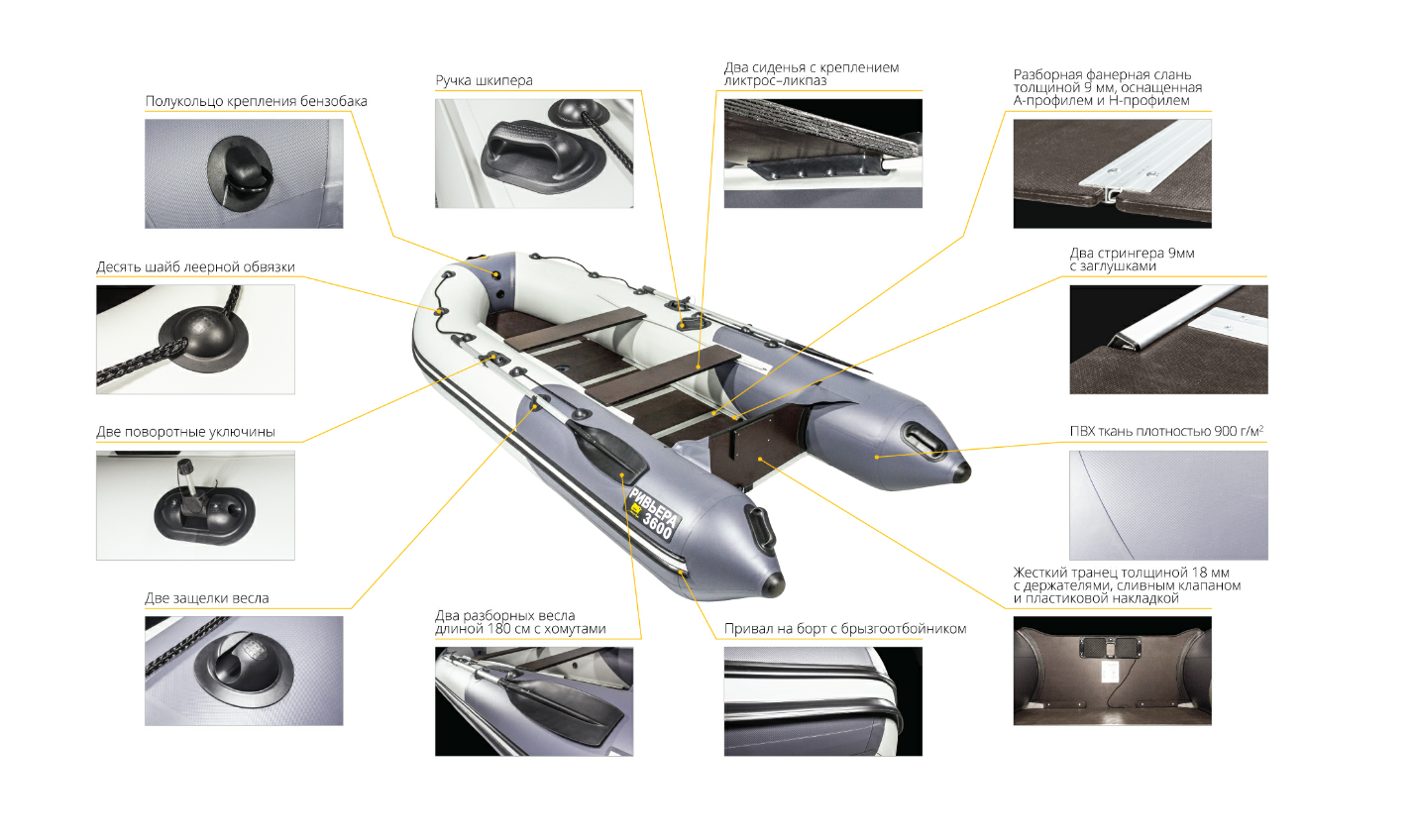 Лодка Ривьера Компакт 2900 СК в Стерлитамаке