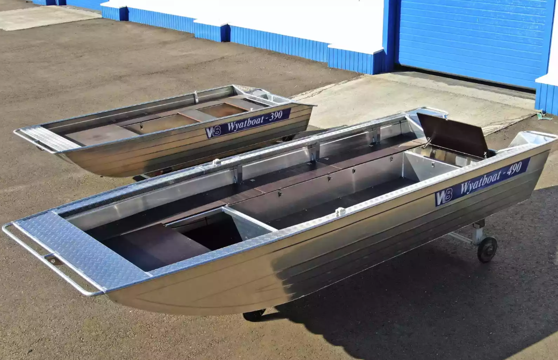 Алюминиевая лодка Wyatboat-490 Jonboat в Стерлитамаке