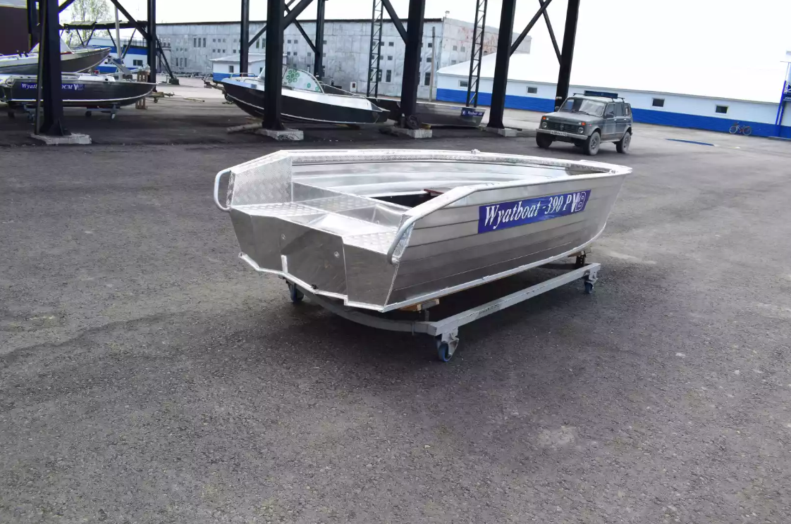 Алюминиевая лодка Wyatboat-390Р Увеличенный борт в Стерлитамаке