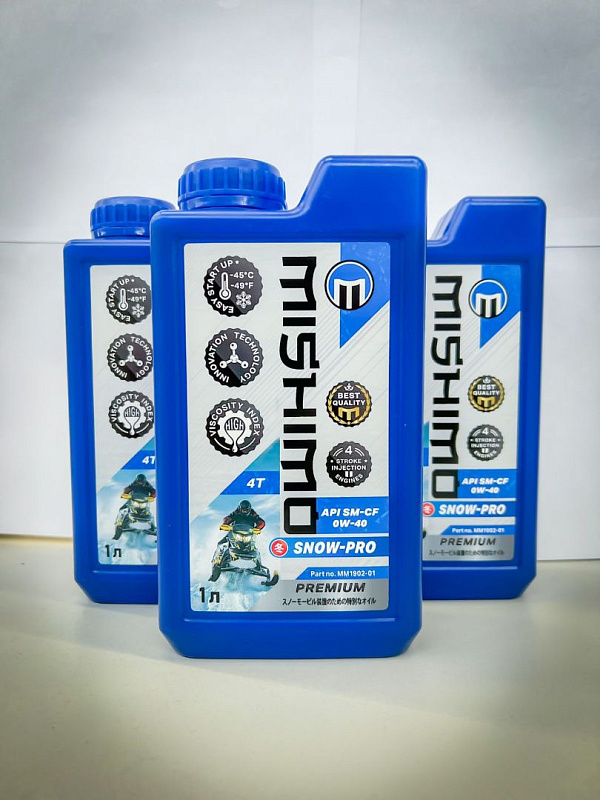 Масло синтетическое MISHIMO SNOW-PRO PREMIUM 4Т (SAE 0W-40 API SL/SJ/CF) в Стерлитамаке