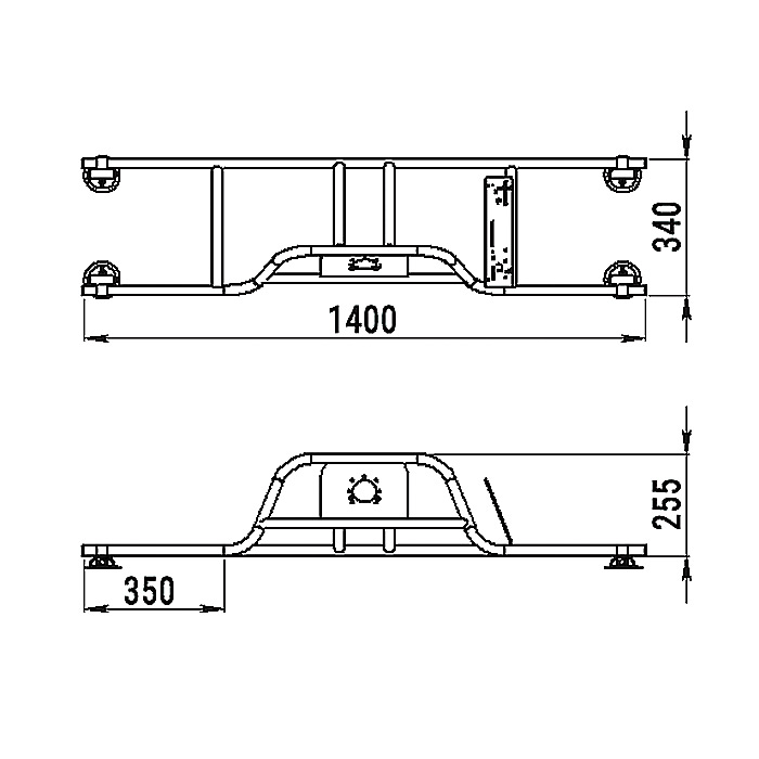 Стойка рулевая с бортовым креплением малая в Стерлитамаке
