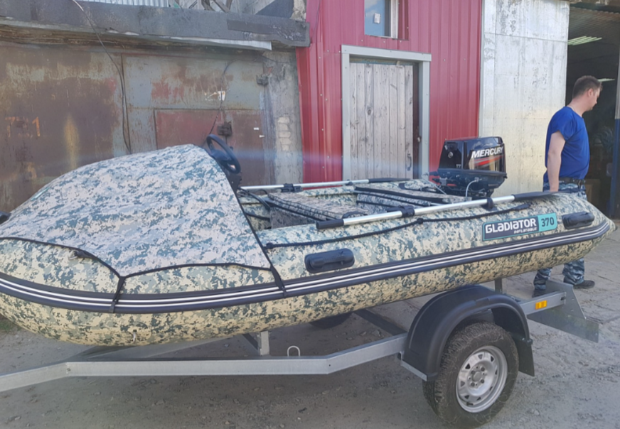 НАДУВНАЯ ЛОДКА GLADIATOR C370AL в Стерлитамаке