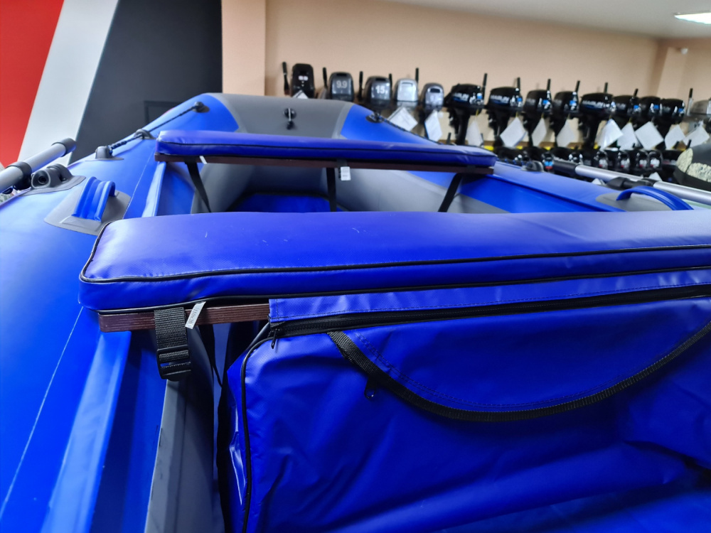 КОМПЛЕКТ МЯГКИХ НАКЛАДОК С СУМКОЙ ДЛЯ ЛОДОК 90Х20 СИНИЙ в Стерлитамаке