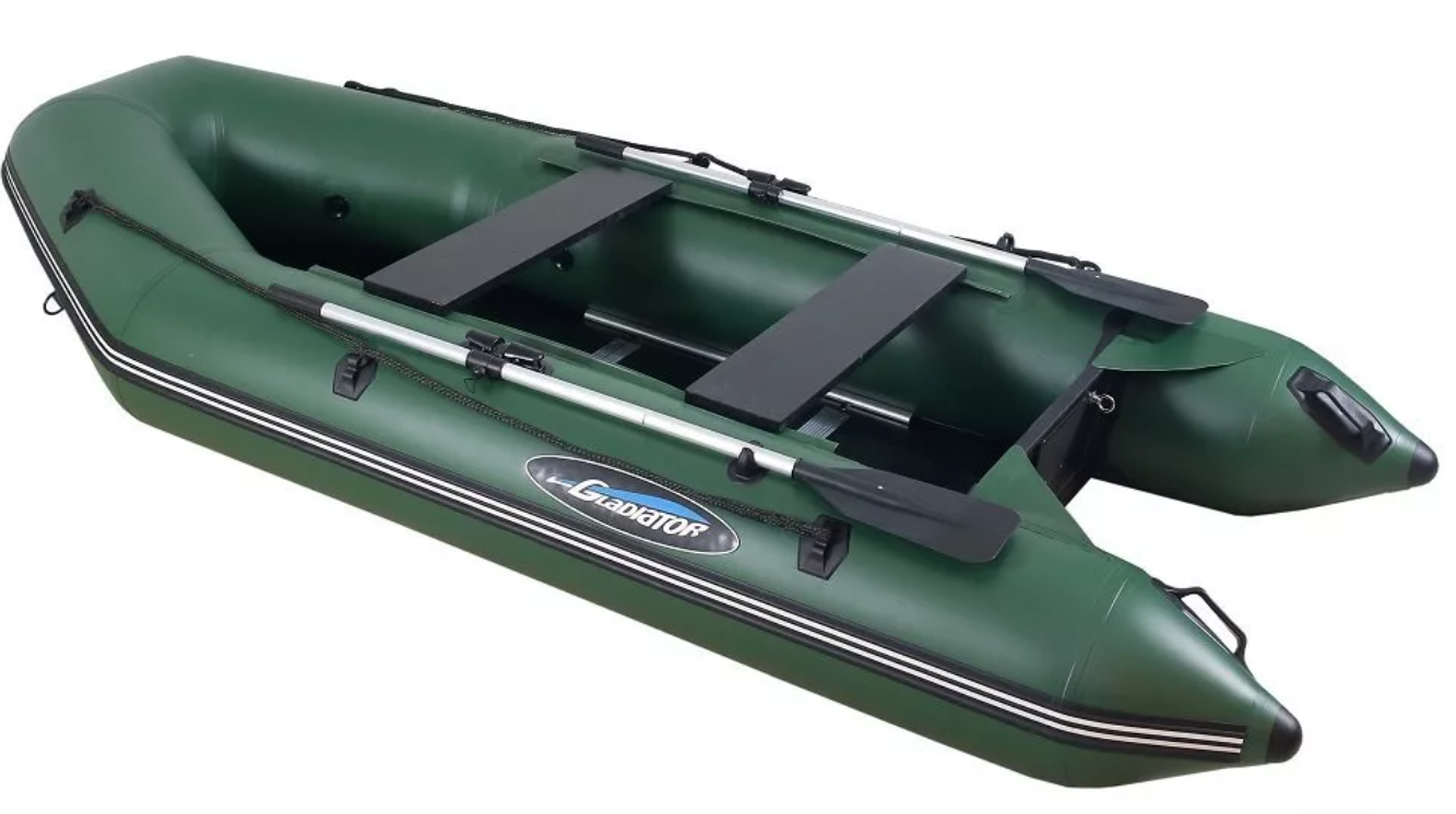 МОТОРНО-ГРЕБНАЯ ЛОДКА ПВХ GLADIATOR A 280 ТК С ФАНЕРНЫМ ДНОМ в Стерлитамаке