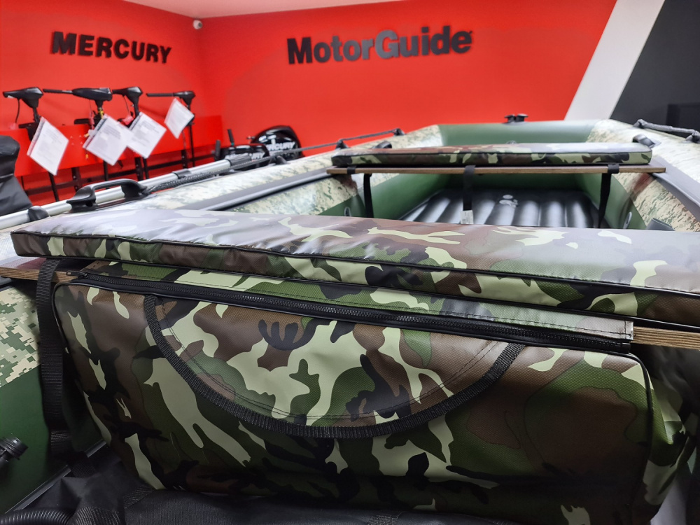 КОМПЛЕКТ МЯГКИХ НАКЛАДОК С СУМКОЙ ДЛЯ ЛОДОК 105Х20 КАМУФЛЯЖ в Стерлитамаке