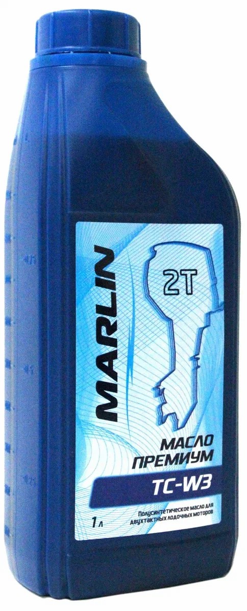 МАСЛО ПОЛУСИНТЕТИЧЕСКОЕ MARLIN ПРЕМИУМ 2Т, TC-W3, 1 ЛИТР в Стерлитамаке