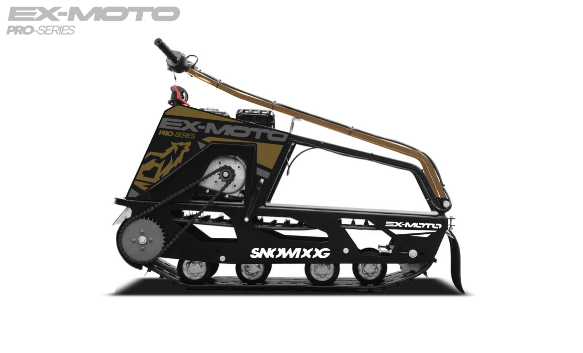 Мотобуксировщик EX-MOTO SNOWDOG S380 8л.с. в Стерлитамаке