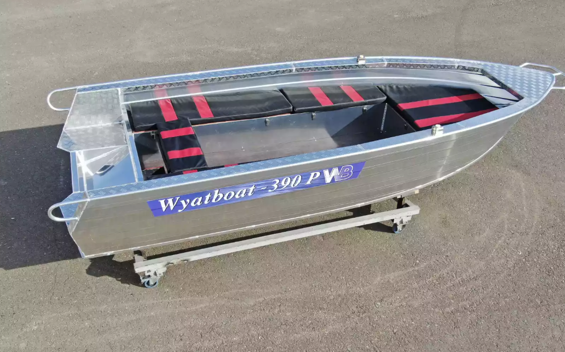 Алюминиевая лодка Wyatboat-390РМ увеличенный борт в Стерлитамаке