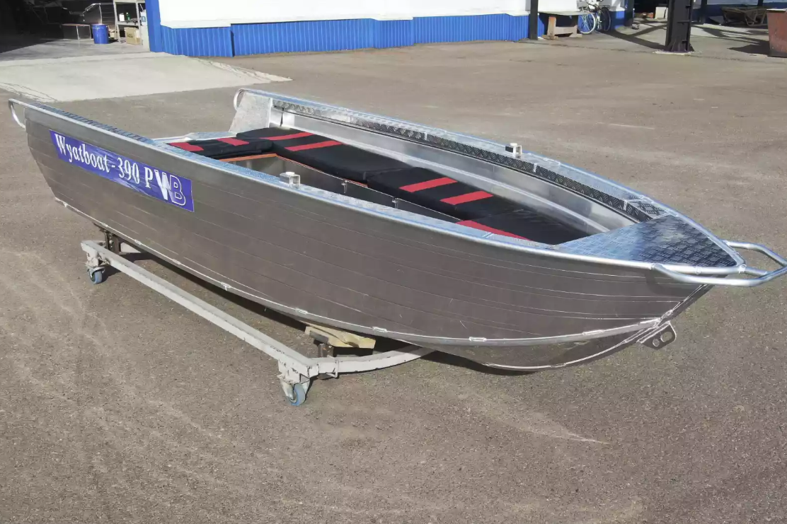 Алюминиевая лодка Wyatboat-390РМ увеличенный борт в Стерлитамаке
