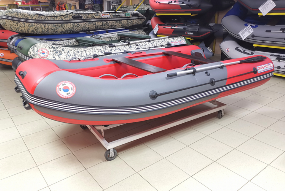 КОМПЛЕКТ Лодка MISHIMO PRO 350 + ЛОДОЧНЫЙ МОТОР MARLIN MP 9.9 (20) AMHS PRO в Стерлитамаке