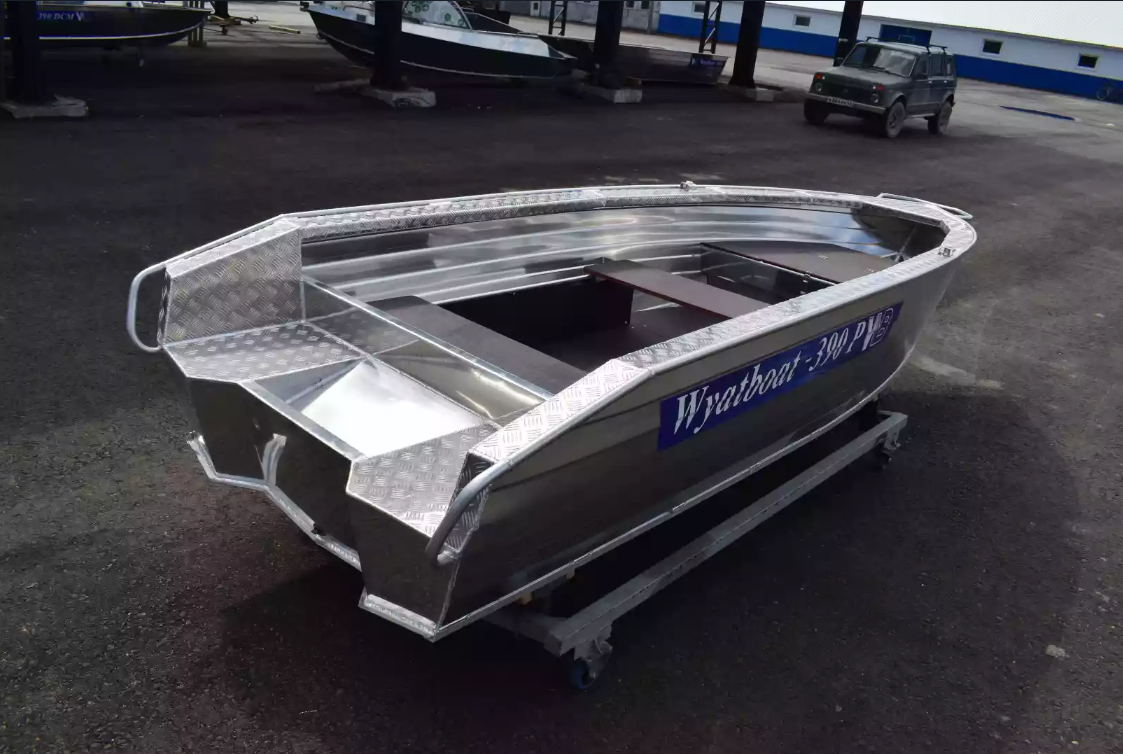 Алюминиевая лодка Wyatboat-390Р Увеличенный борт в Стерлитамаке