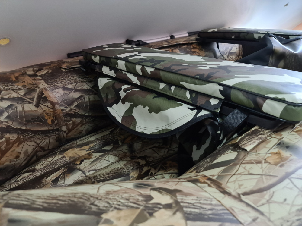 КОМПЛЕКТ МЯГКИХ НАКЛАДОК С СУМКОЙ ДЛЯ ЛОДОК 80Х20 КАМУФЛЯЖ в Стерлитамаке