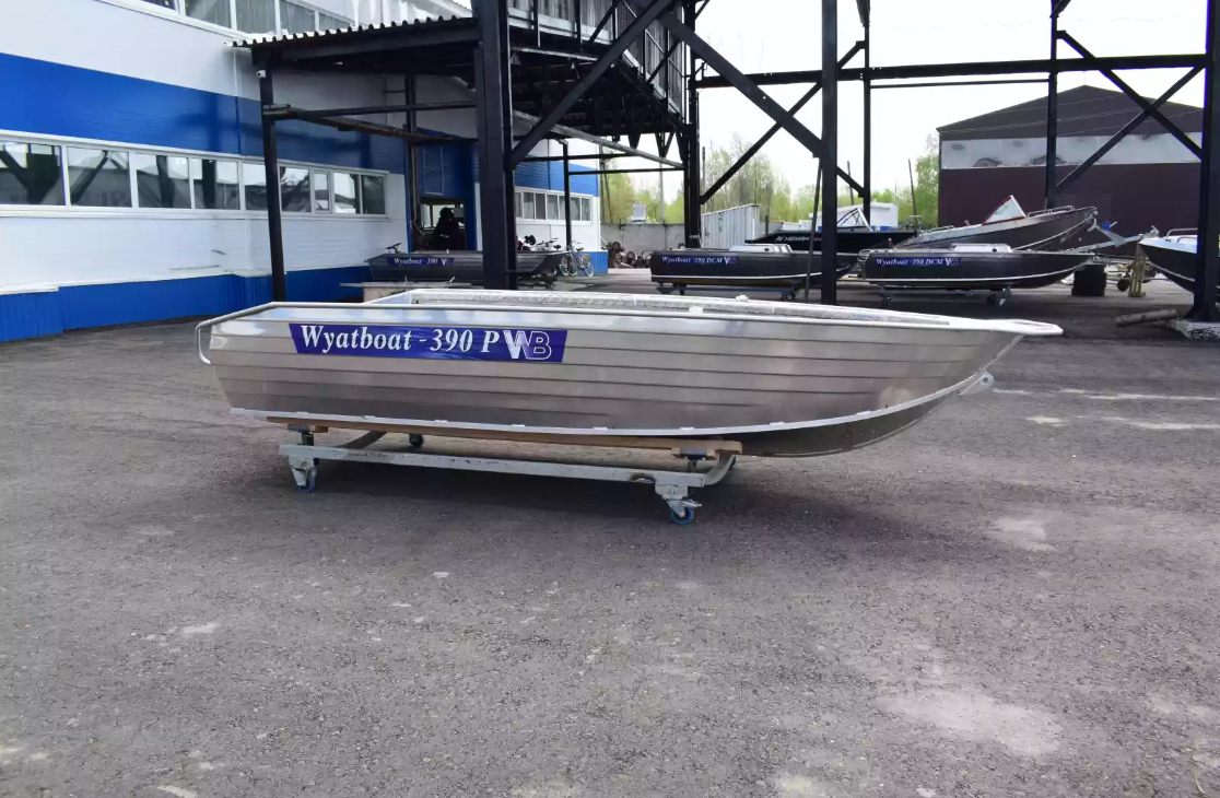 Алюминиевая лодка Wyatboat-390Р Увеличенный борт в Стерлитамаке