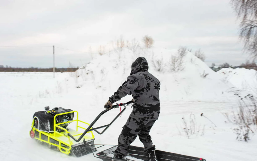 Мотобуксировщик Бурлак ХОЗЯИН-1 (капот ткань) в Стерлитамаке