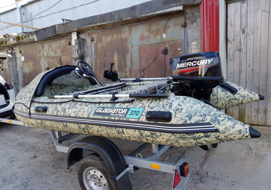 НАДУВНАЯ ЛОДКА GLADIATOR C370AL в Стерлитамаке