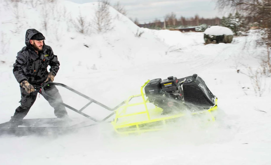 Мотобуксировщик Бурлак ХОЗЯИН-1 (капот ткань) в Стерлитамаке