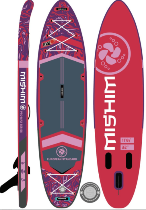 SUP (САП) Доска MISHIMO PRO-MAX Viva Magenta 10.6’ (320см) в Стерлитамаке