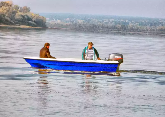Стеклопластиковая лодка Wyatboat 430 тримаран в Стерлитамаке