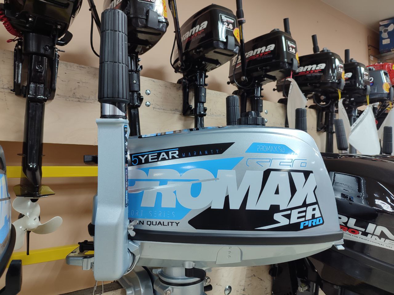 Лодочный мотор PROMAX SP5FHS (внешний бак 12 л) в Стерлитамаке