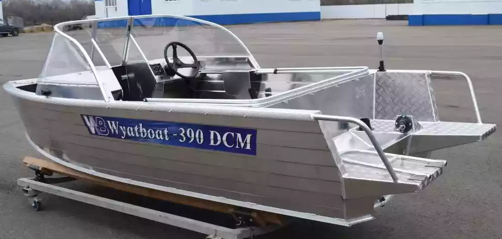 Алюминиевая лодка Wyatboat-390 DCM Увеличенный борт в Стерлитамаке
