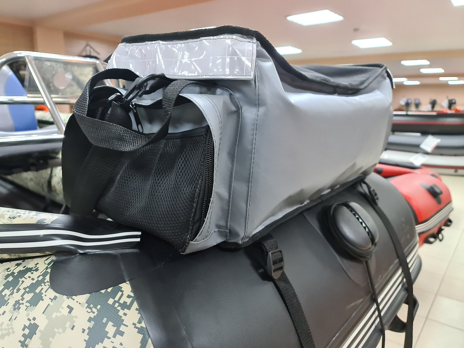 СУМКА ЛЮКС НА БАЛЛОН ДЛЯ ЛОДОК ПВХ 50Х25Х25 СМ в Стерлитамаке