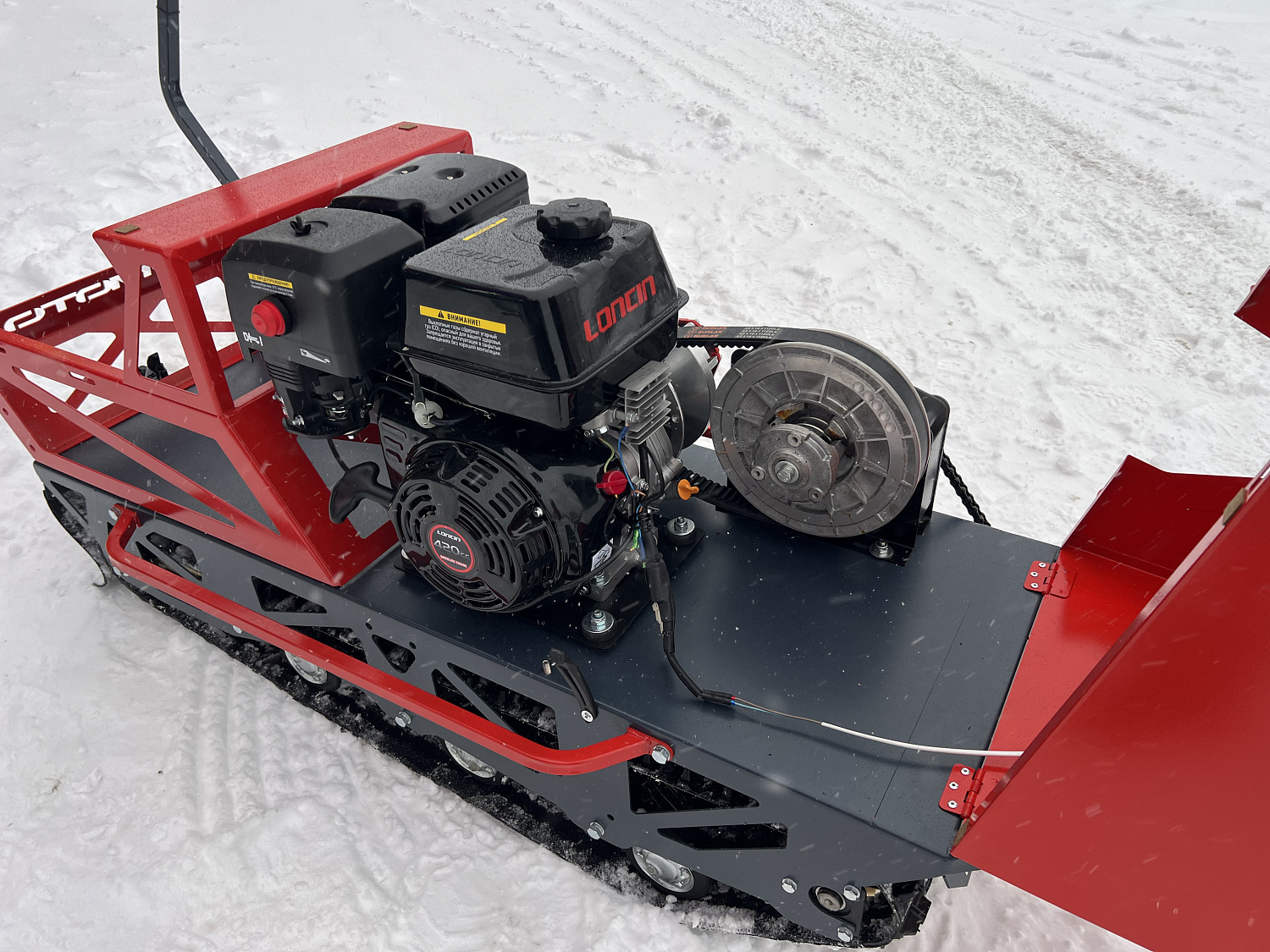 Мотобуксировщик EX-MOTO SNOWDOG S500 15л.с в Стерлитамаке