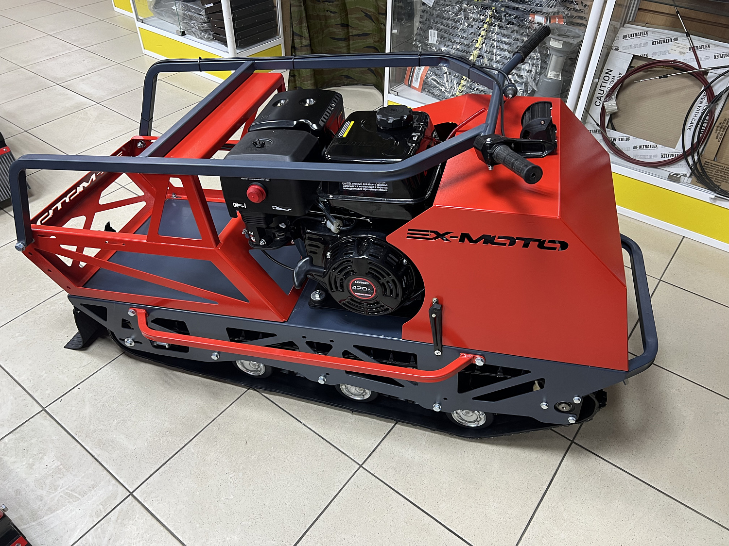 Мотобуксировщик EX-MOTO SNOWDOG S500 15л.с в Стерлитамаке