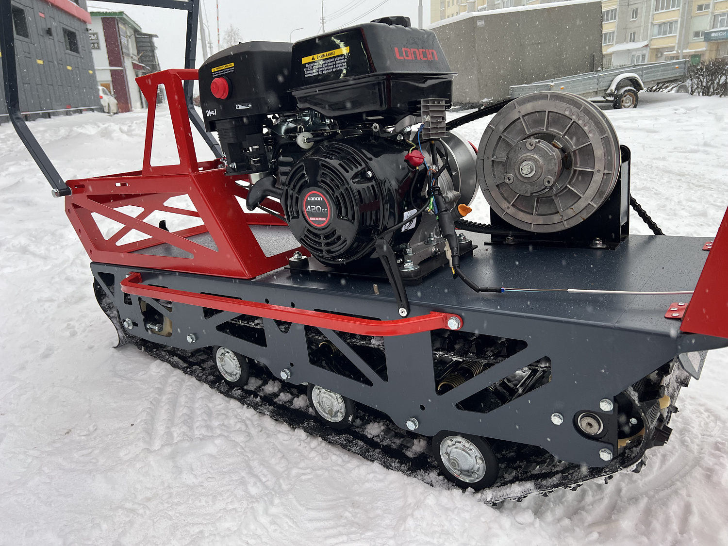 Мотобуксировщик EX-MOTO SNOWDOG S500 15л.с в Стерлитамаке