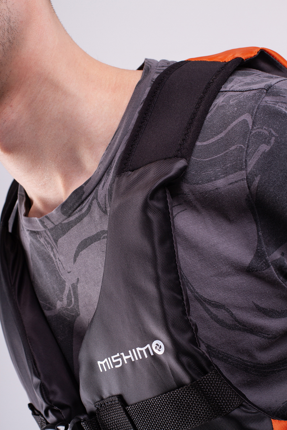 Жилет спасательный MISHIMO PRO Премиум качества Черно-оранжевый в Стерлитамаке