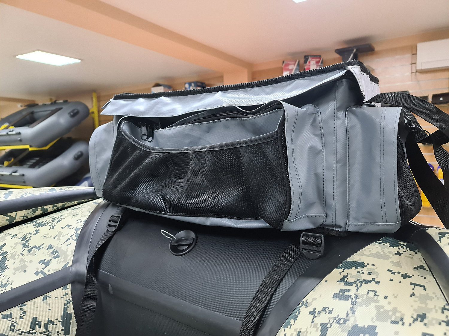 СУМКА ЛЮКС НА БАЛЛОН ДЛЯ ЛОДОК ПВХ 50Х25Х25 СМ в Стерлитамаке